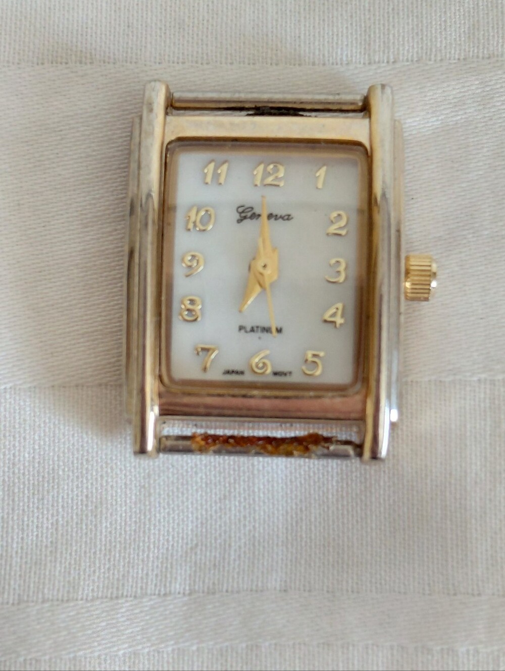 Geneva Platinum Gold Watch Face
